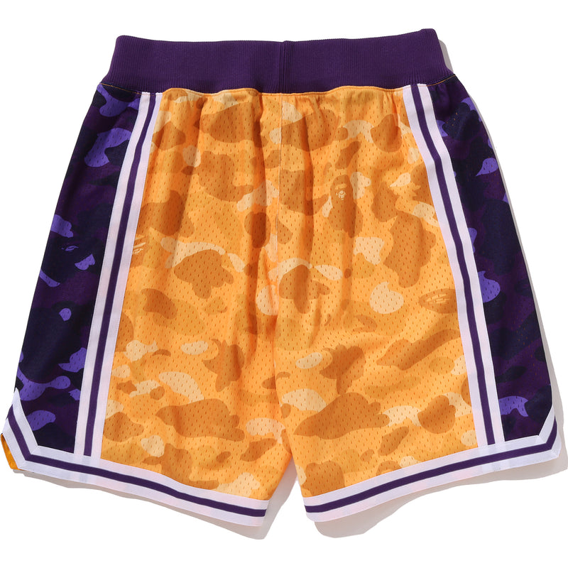 BAPE X M&N NBA - LOS ANGELES LAKERS SWINGMAN SHORTS MENS