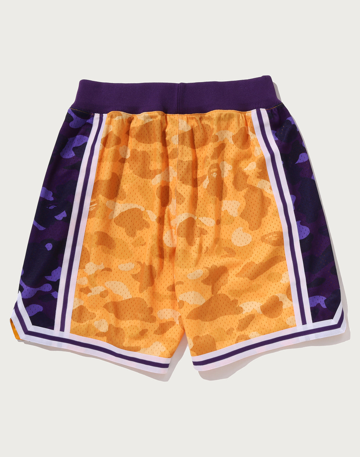 BAPE X M&N NBA - LOS ANGELES LAKERS SWINGMAN SHORTS MENS