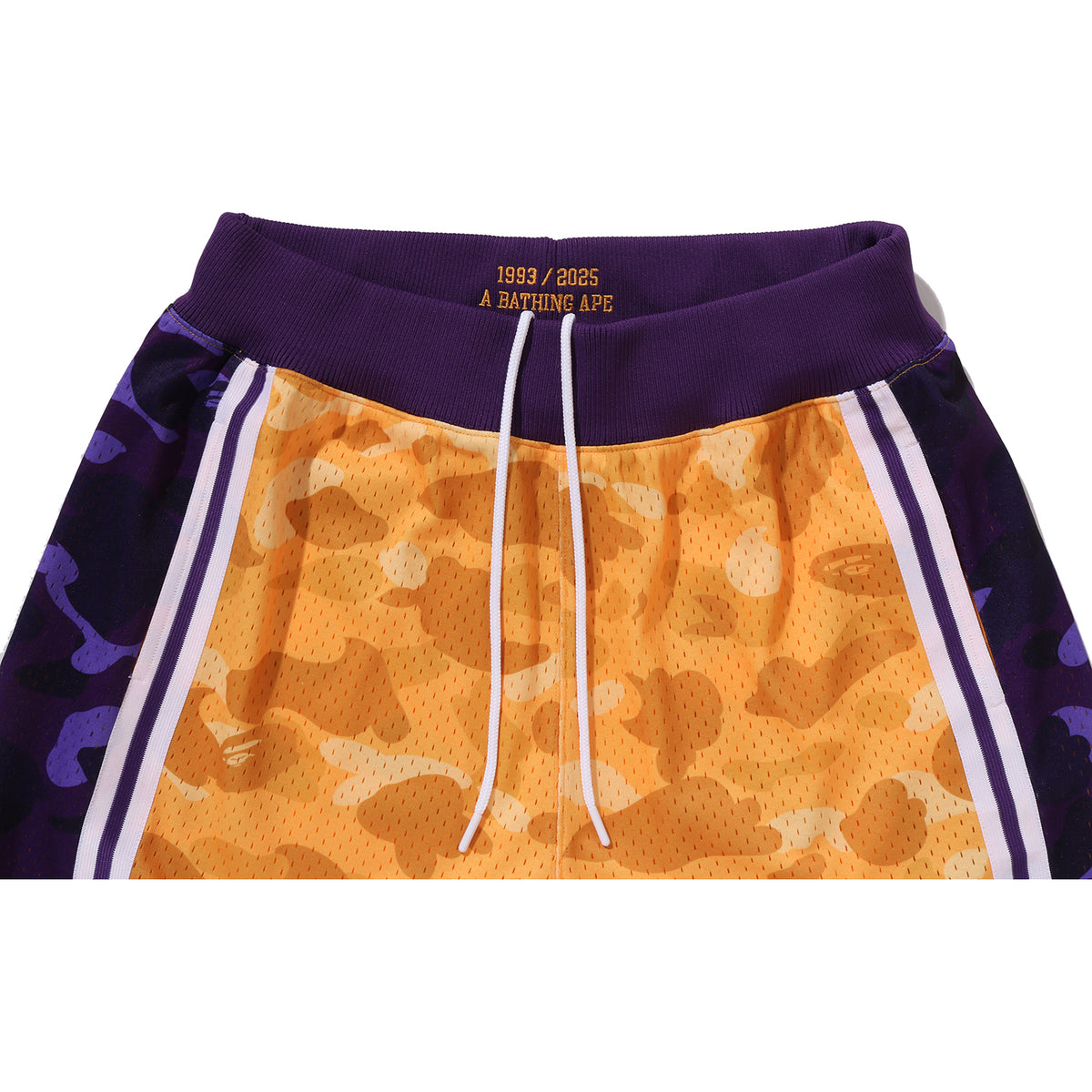 BAPE X M&N NBA - LOS ANGELES LAKERS SWINGMAN SHORTS MENS