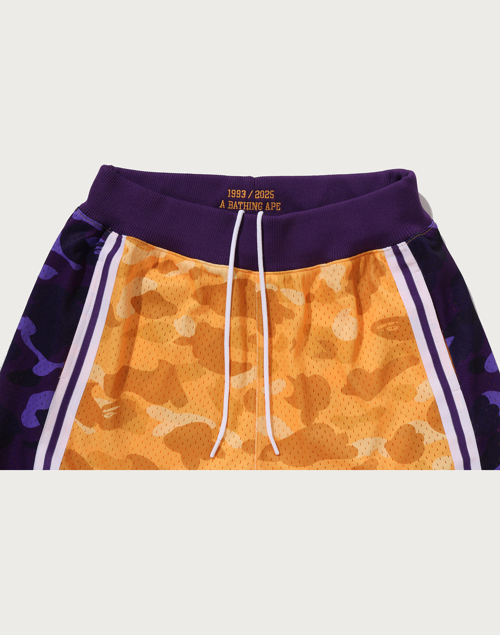 BAPE X M&N NBA - LOS ANGELES LAKERS SWINGMAN SHORTS MENS