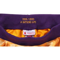 BAPE X M&N NBA - LOS ANGELES LAKERS SWINGMAN SHORTS MENS
