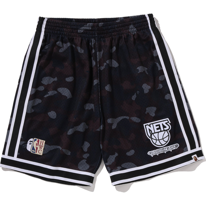 BAPE X M&N NBA - NEW JERSEY NETS SWINGMAN SHORTS MENS