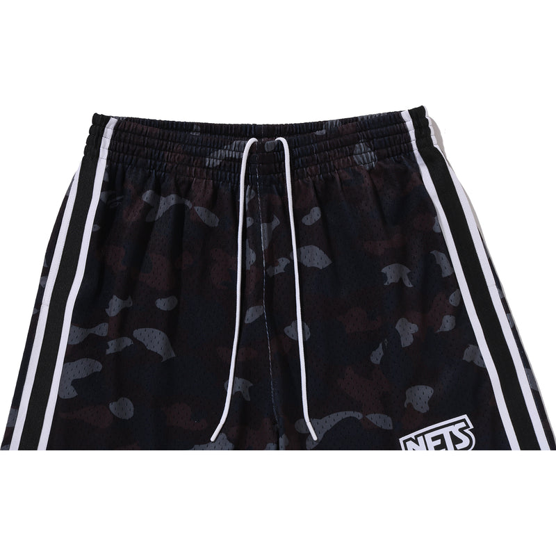 BAPE X M&N NBA - NEW JERSEY NETS SWINGMAN SHORTS MENS