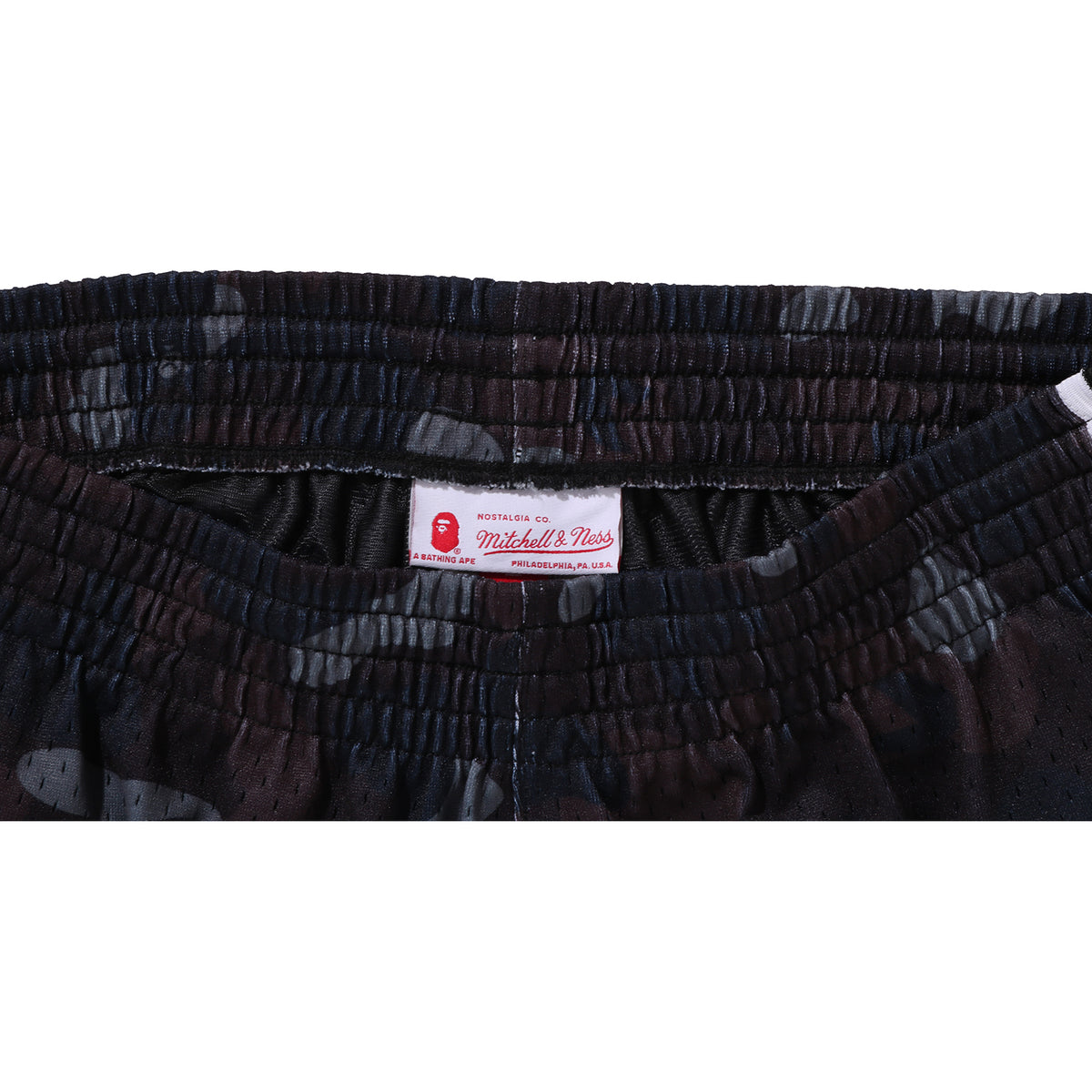 BAPE X M&N NBA - NEW JERSEY NETS SWINGMAN SHORTS MENS