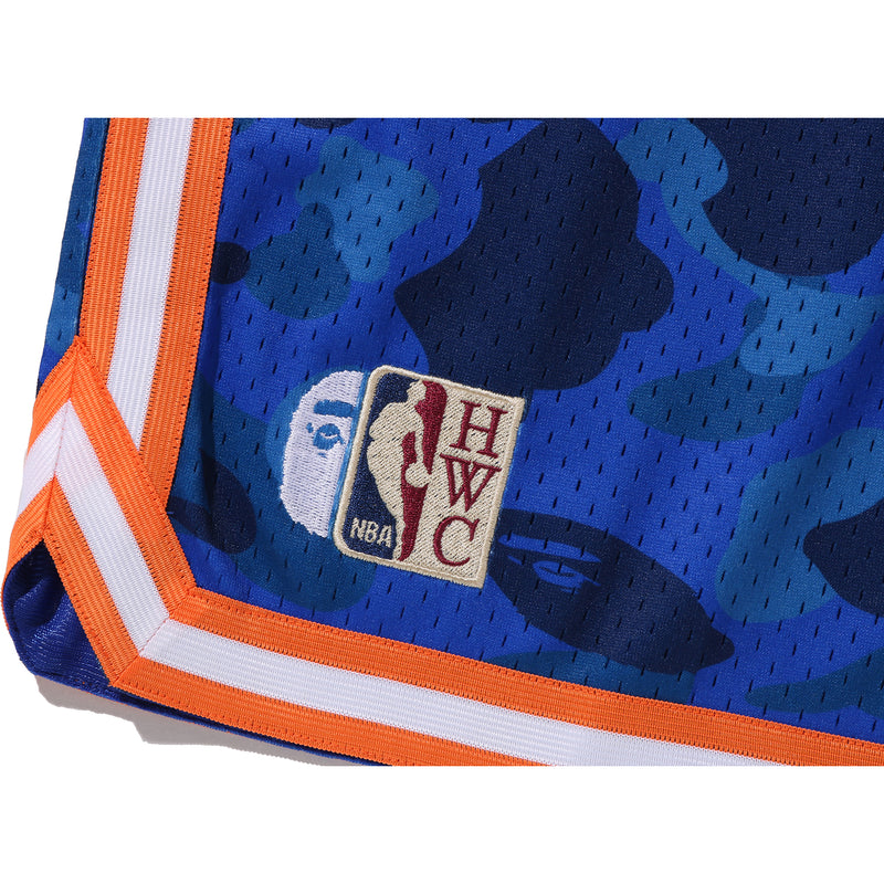 BAPE X M&N NBA - NEW YORK KNICKS SWINGMAN SHORTS MENS
