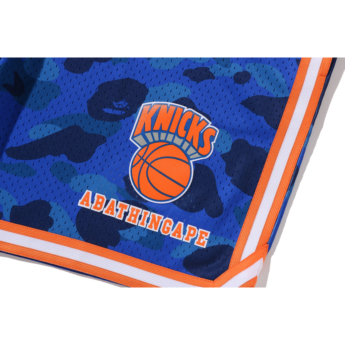 BAPE X M&N NBA - NEW YORK KNICKS SWINGMAN SHORTS MENS