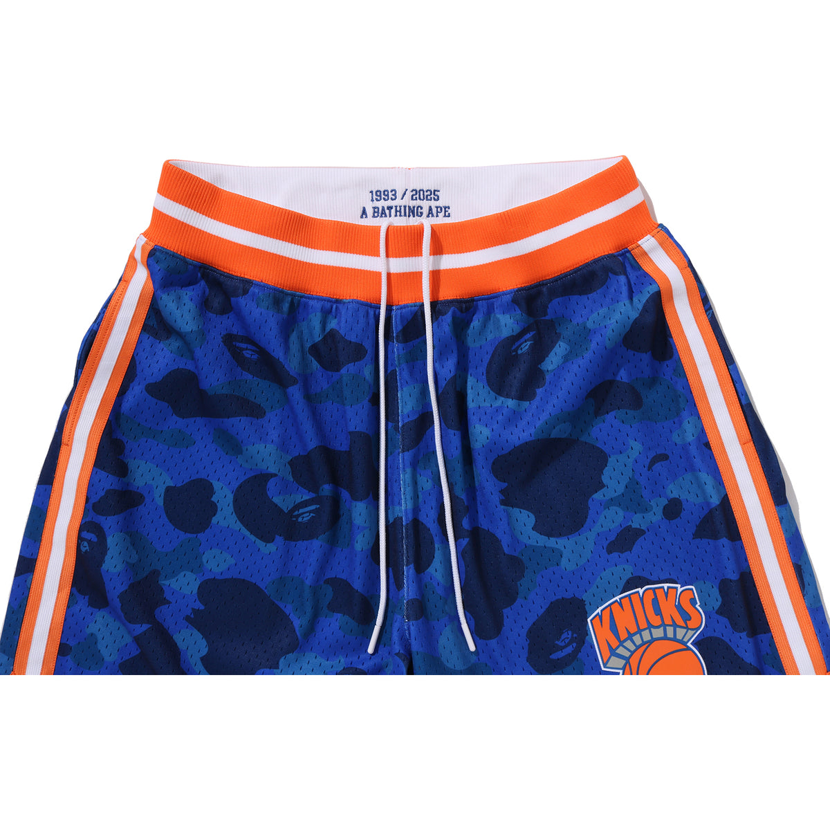 BAPE X M&N NBA - NEW YORK KNICKS SWINGMAN SHORTS MENS