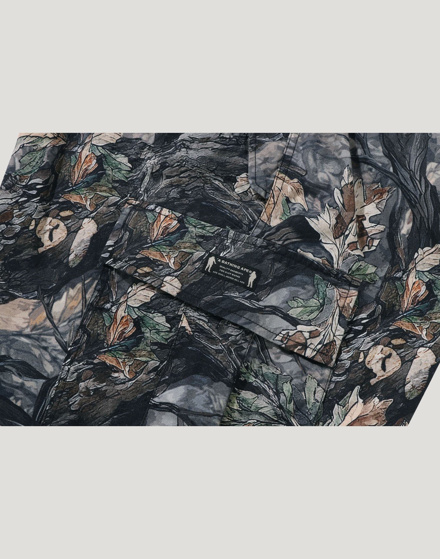 TREE EDGE CAMO CARGO SHORTS MENS