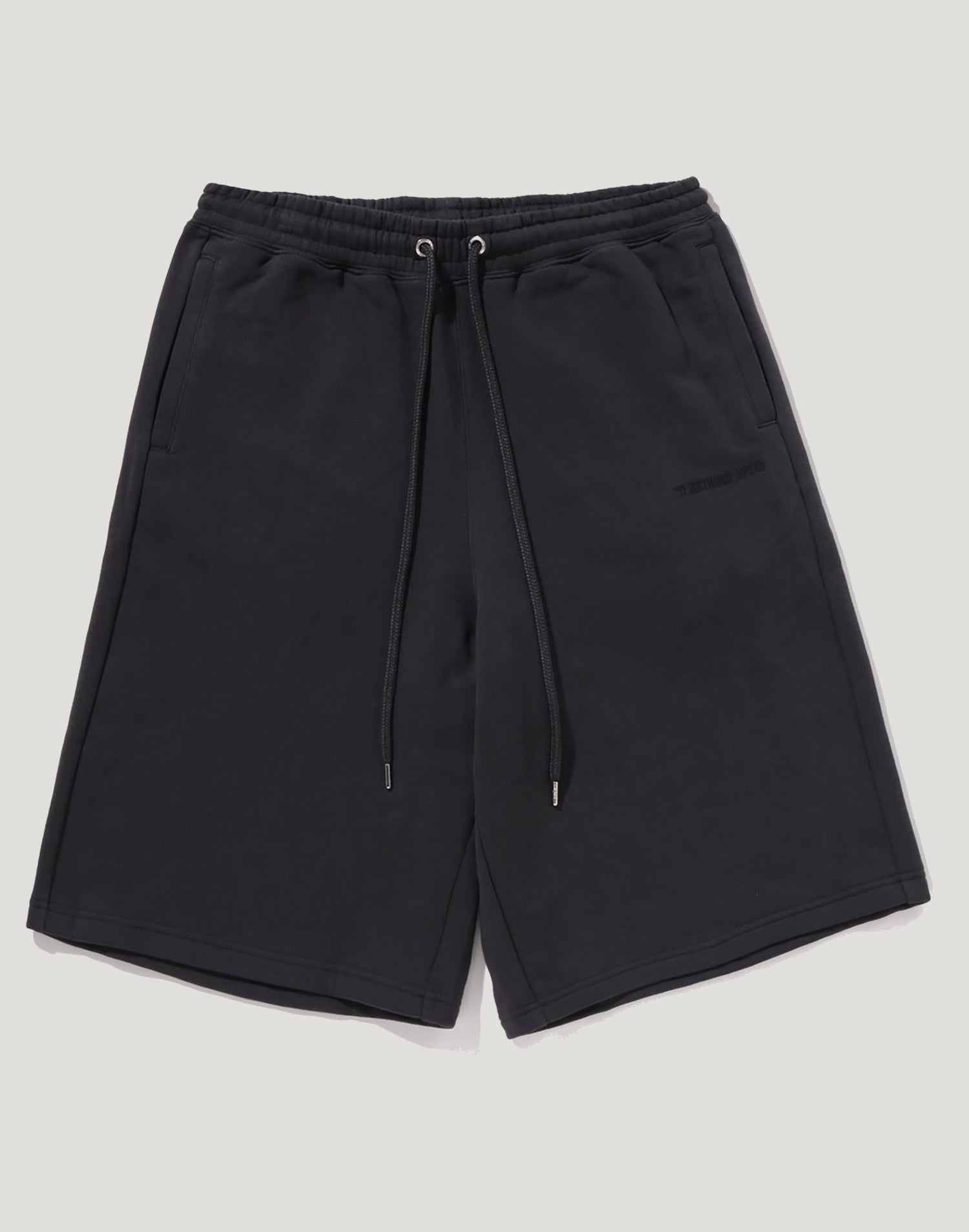 BATHING APE LOGO KNEE LENGTH RELAXED FIT SWEAT SHORTS MENS