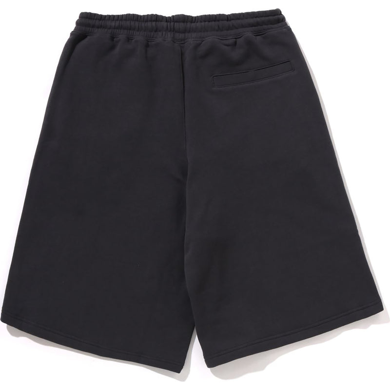 BATHING APE LOGO KNEE LENGTH RELAXED FIT SWEAT SHORTS MENS