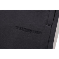 BATHING APE LOGO KNEE LENGTH RELAXED FIT SWEAT SHORTS MENS