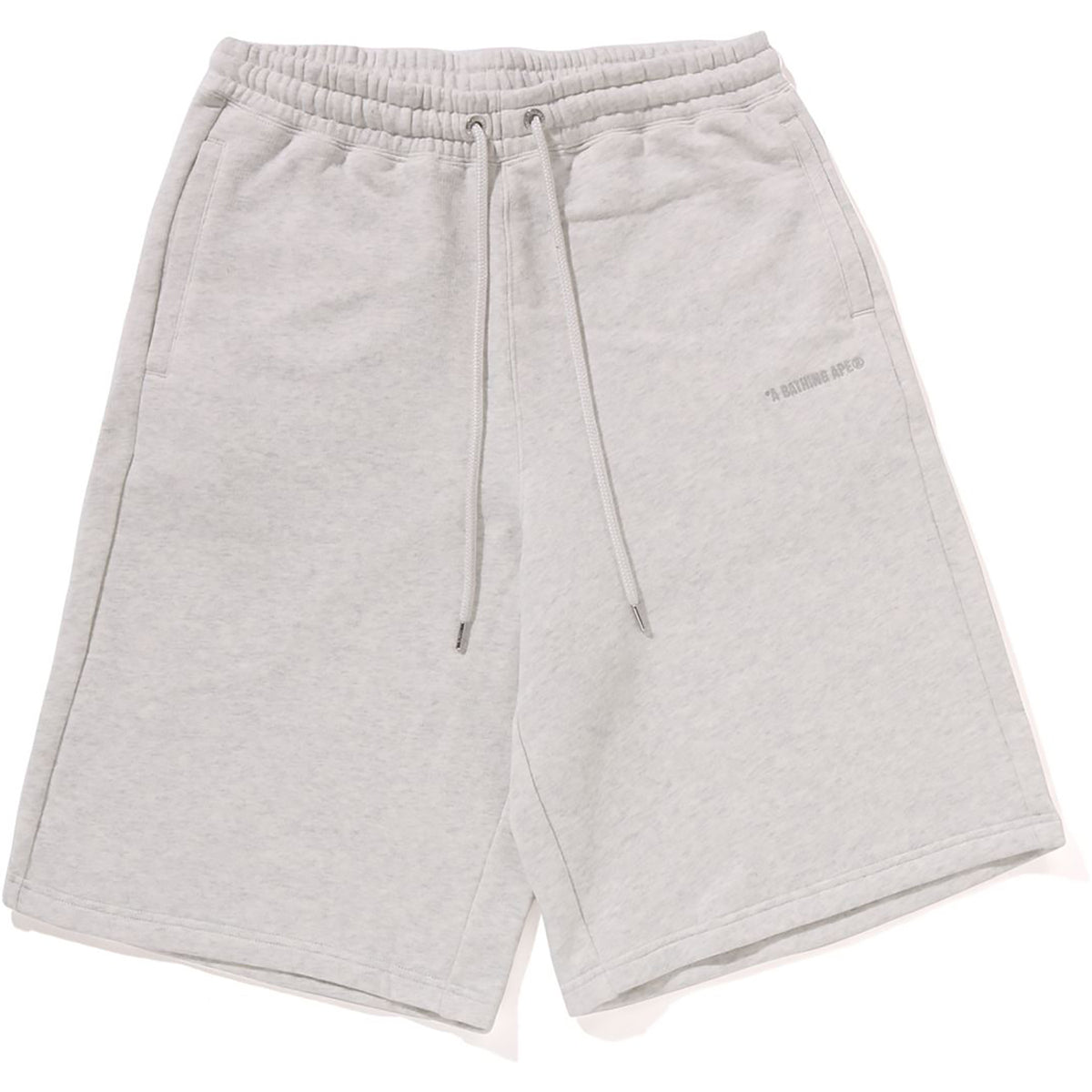 BATHING APE LOGO KNEE LENGTH RELAXED FIT SWEAT SHORTS MENS