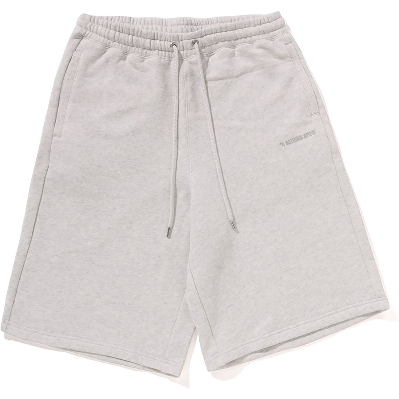 BATHING APE LOGO KNEE LENGTH RELAXED FIT SWEAT SHORTS MENS