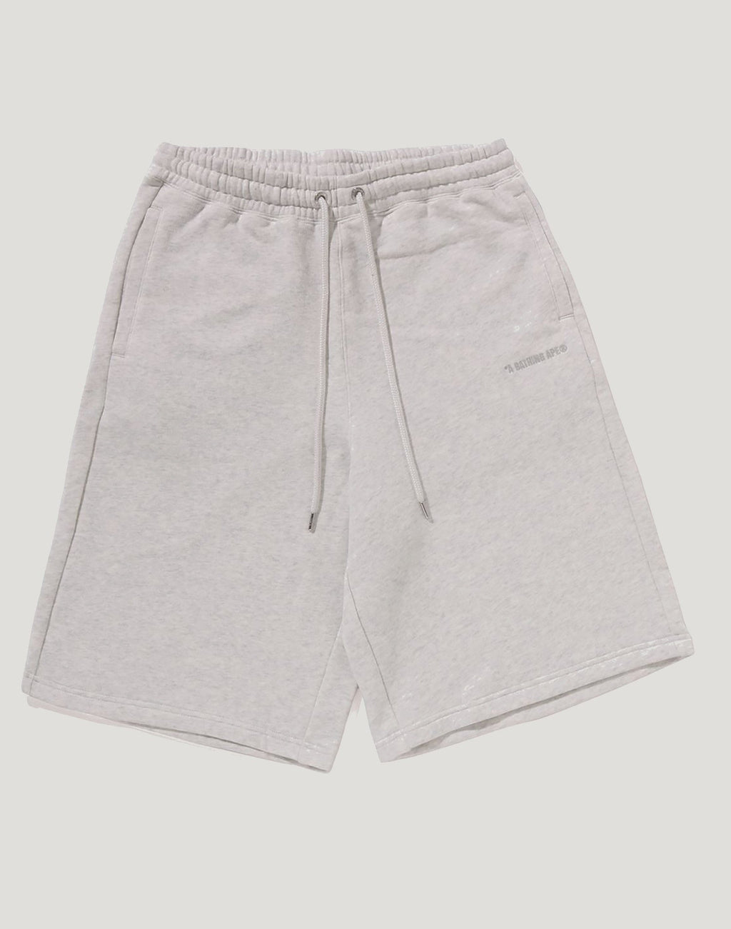 BATHING APE LOGO KNEE LENGTH RELAXED FIT SWEAT SHORTS MENS