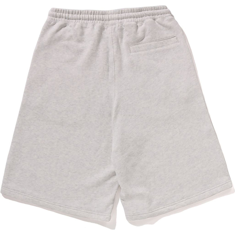 BATHING APE LOGO KNEE LENGTH RELAXED FIT SWEAT SHORTS MENS