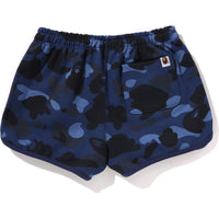 COLOR CAMO SWEAT SHORTS LADIES
