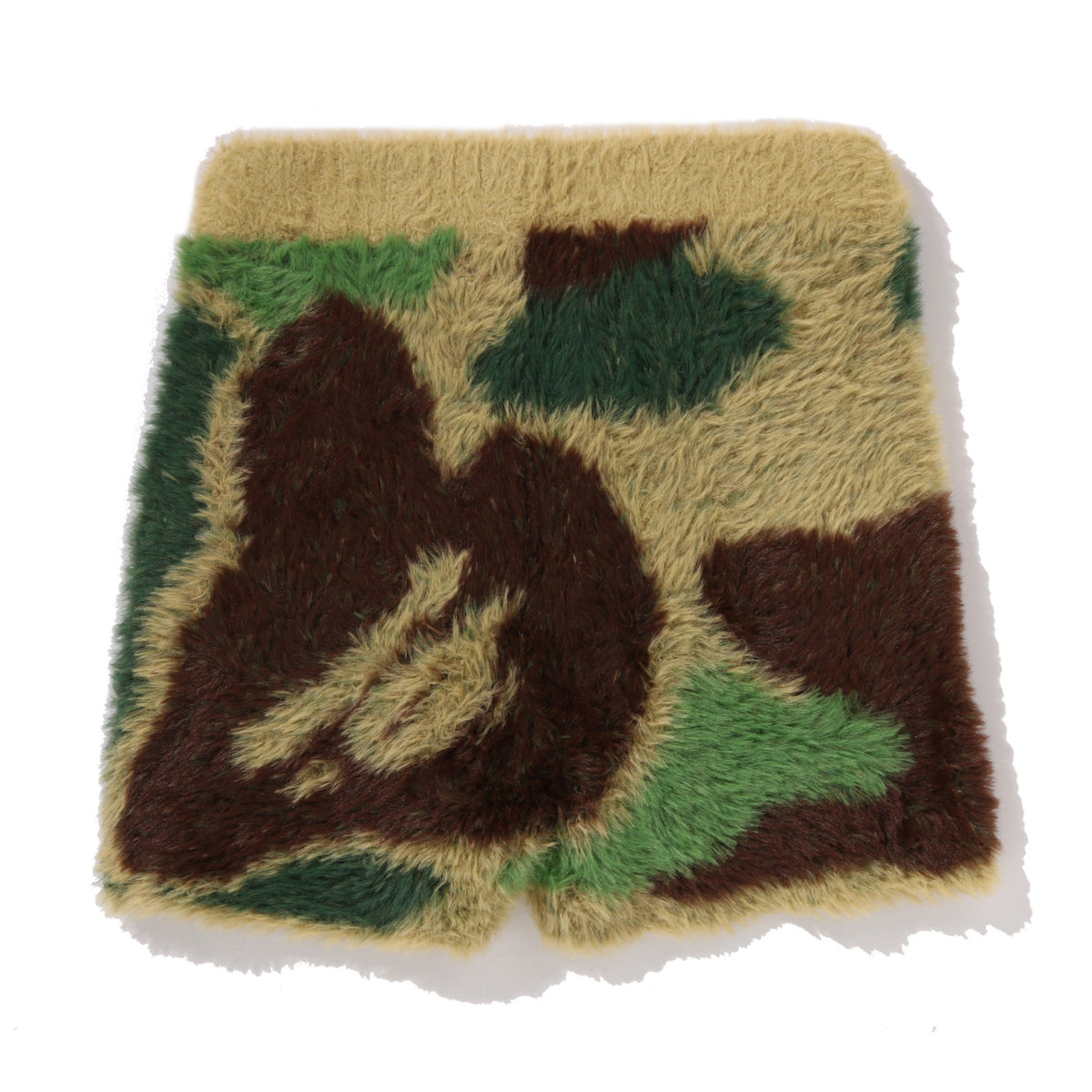 ABC CAMO LONG FUR JACQUARD SHORTS LADIES