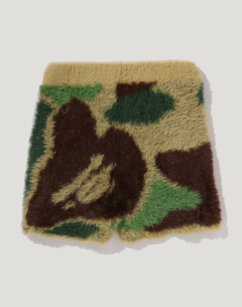 ABC CAMO LONG FUR JACQUARD SHORTS LADIES