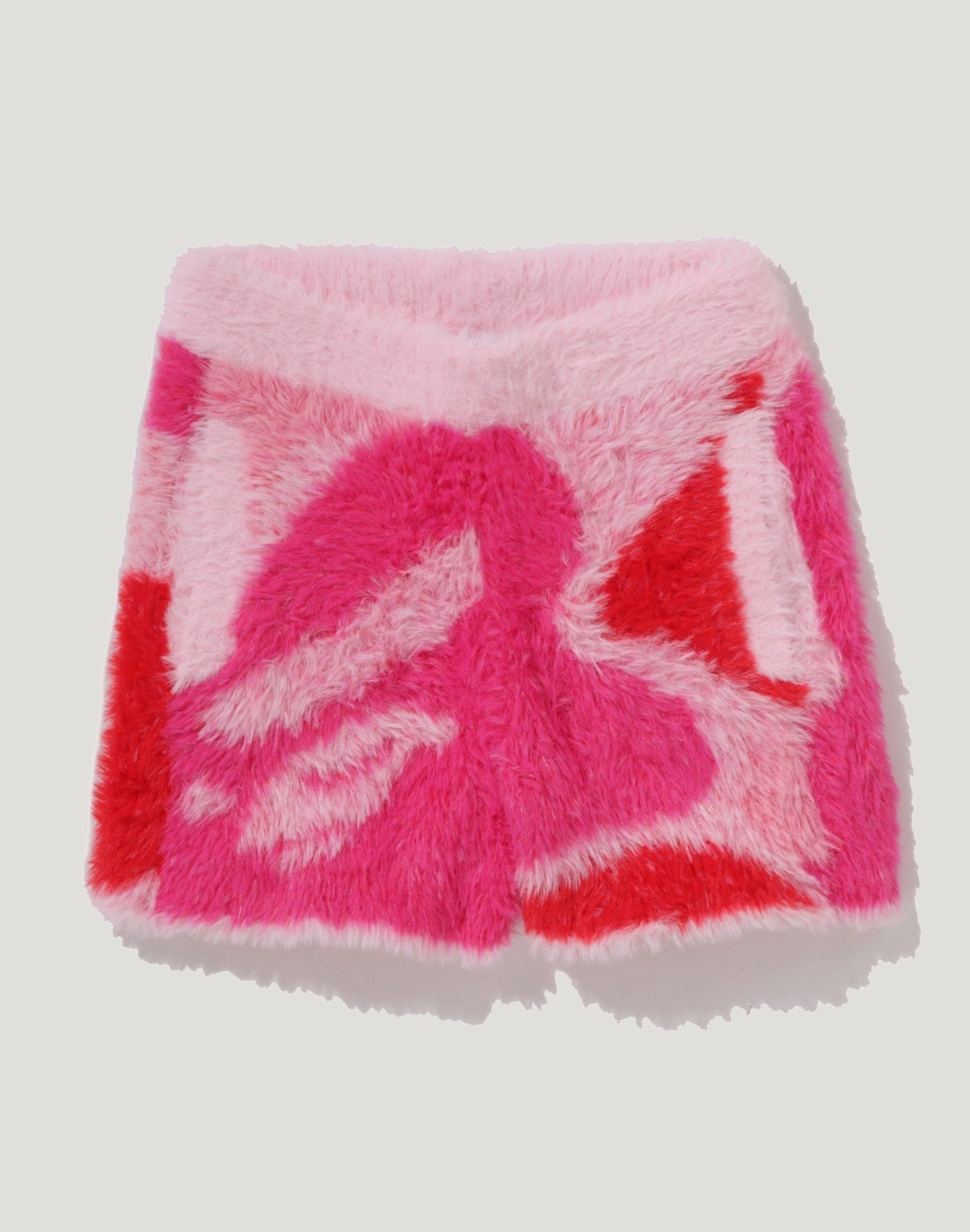 ABC CAMO LONG FUR JACQUARD SHORTS LADIES