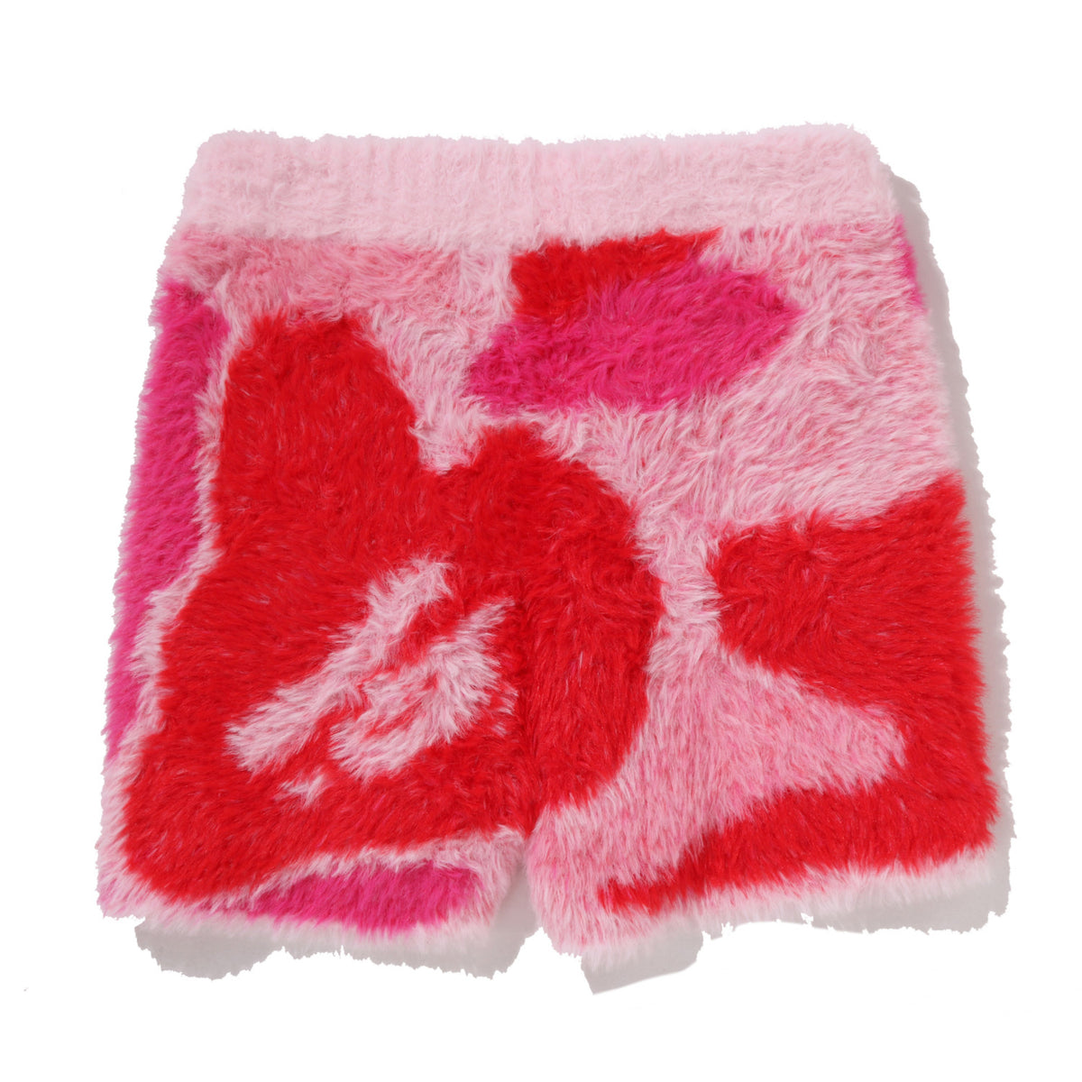 ABC CAMO LONG FUR JACQUARD SHORTS LADIES