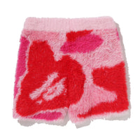 ABC CAMO LONG FUR JACQUARD SHORTS LADIES