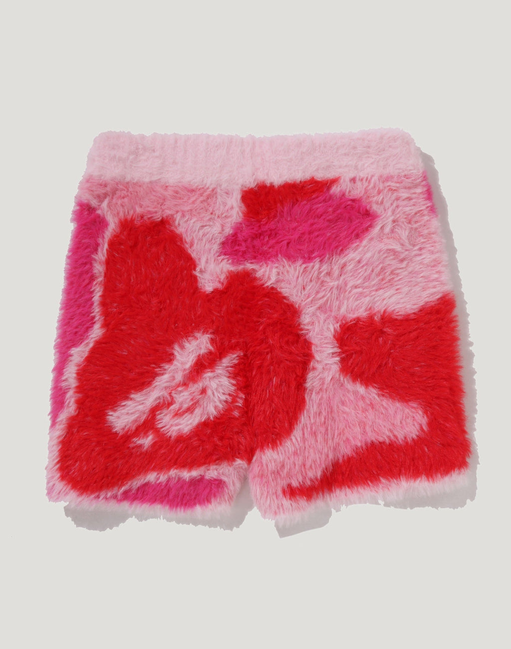 ABC CAMO LONG FUR JACQUARD SHORTS LADIES