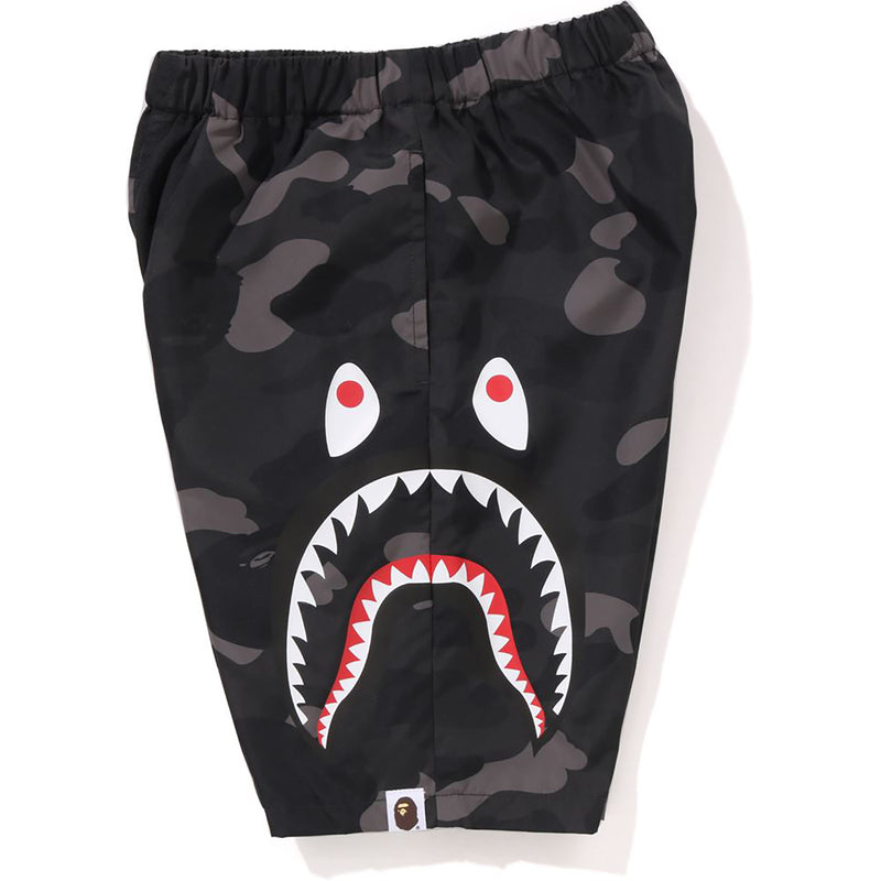 COLOR CAMO SIDE SHARK BEACH SHORTS KIDS