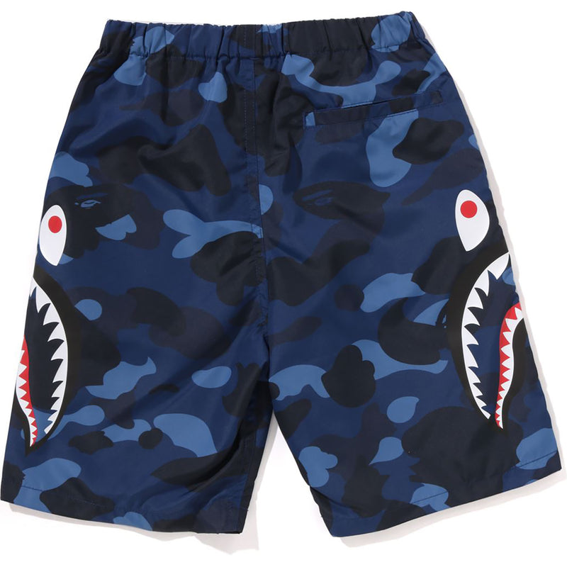 COLOR CAMO SIDE SHARK BEACH SHORTS KIDS