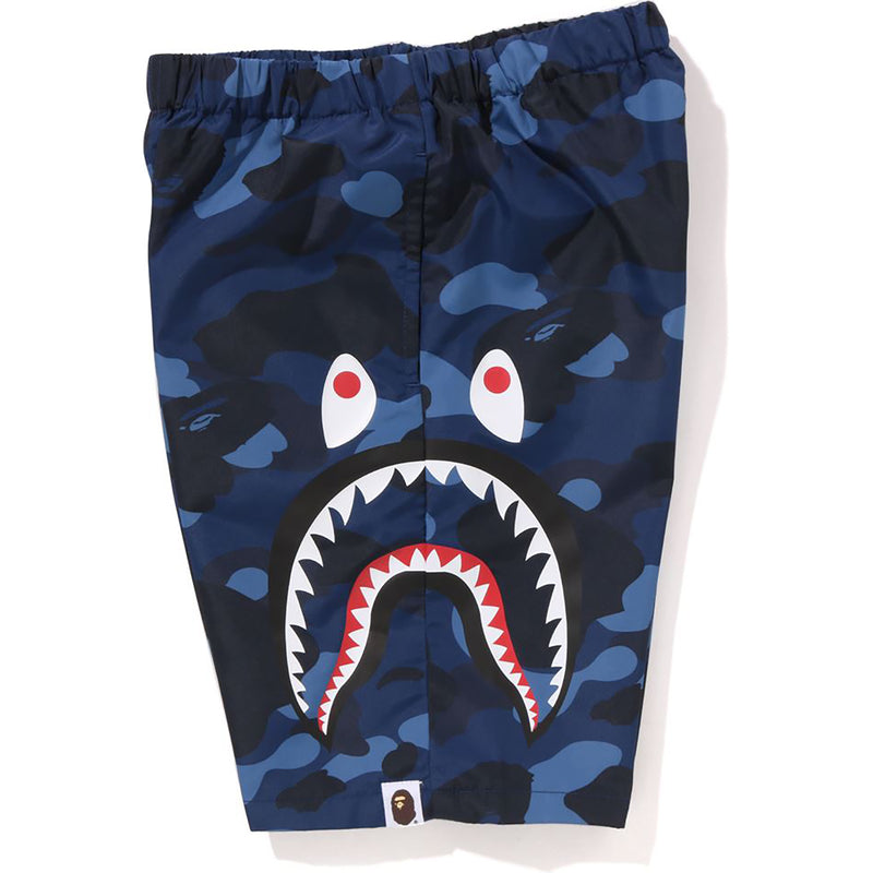COLOR CAMO SIDE SHARK BEACH SHORTS KIDS
