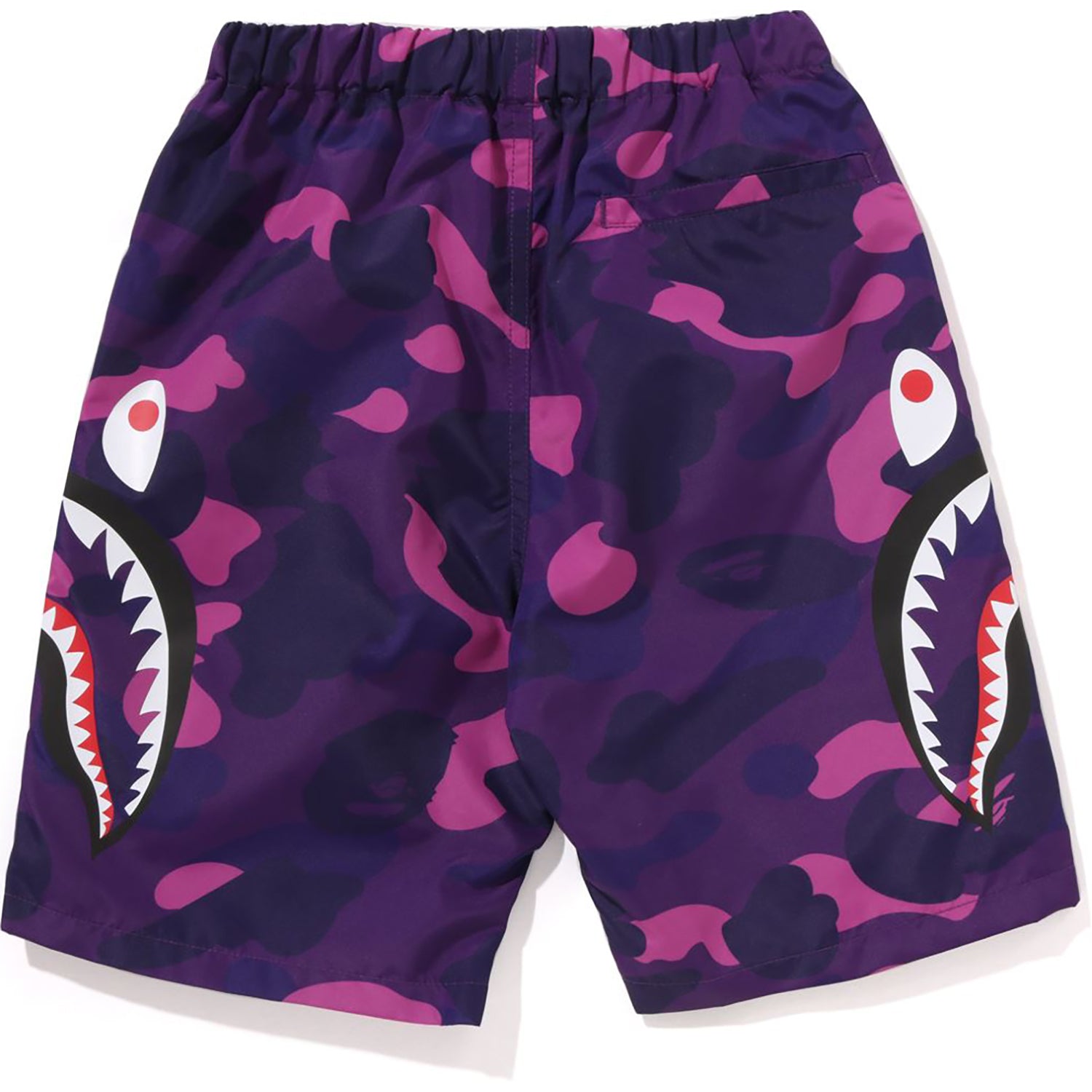 COLOR CAMO SIDE SHARK BEACH SHORTS KIDS – us.bape.com