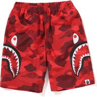 COLOR CAMO SIDE SHARK BEACH SHORTS KIDS