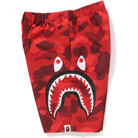 COLOR CAMO SIDE SHARK BEACH SHORTS KIDS