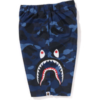 COLOR CAMO SIDE SHARK BEACH SHORTS JR KIDS