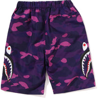 COLOR CAMO SIDE SHARK BEACH SHORTS JR KIDS