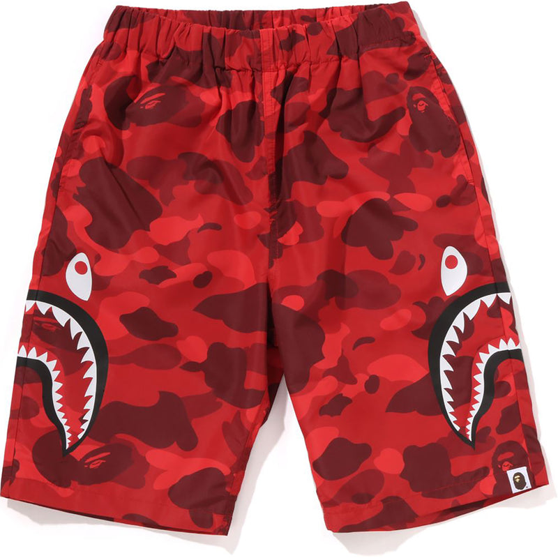 COLOR CAMO SIDE SHARK BEACH SHORTS JR KIDS