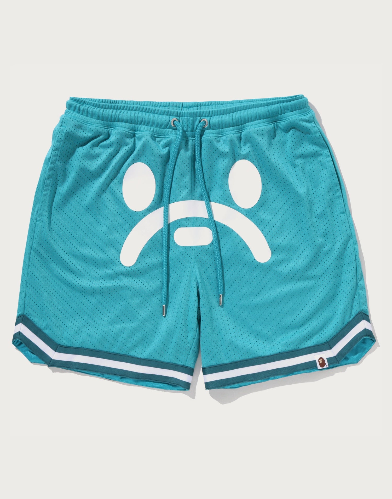 BAPE X JUST DON MILO RELAXED FIT BASKETBALL SHORTS MENS