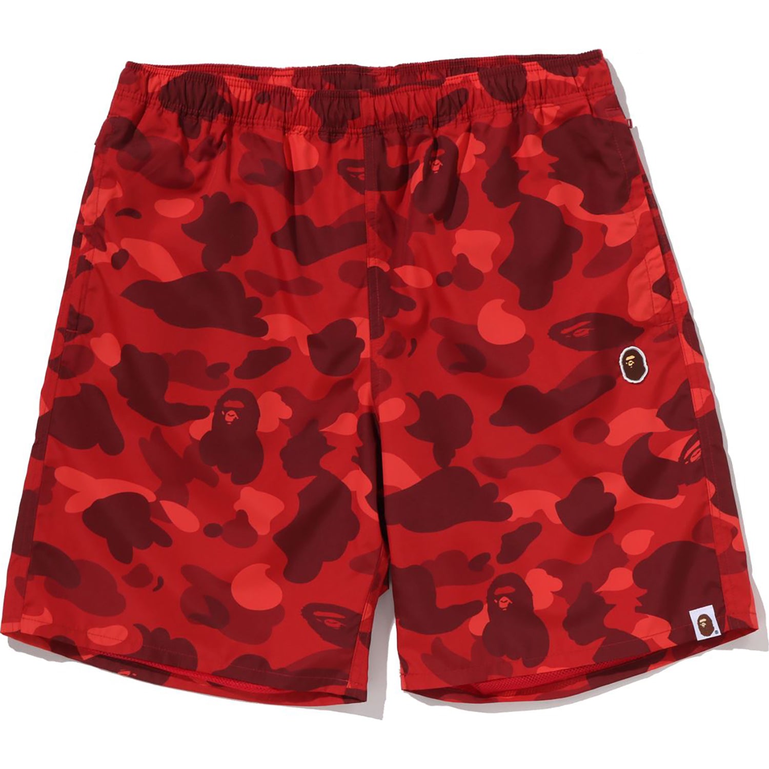 COLOR CAMO APE HEAD ONE POINT BEACH SHORTS MENS – us.bape.com