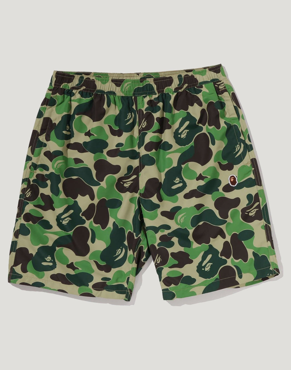 ABC CAMO APE HEAD ONE POINT BEACH SHORTS MENS