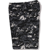 MULTI PIXEL CAMO BAPE STA LOGO CARGO RELAXED FIT SWEAT SHORTS MENS