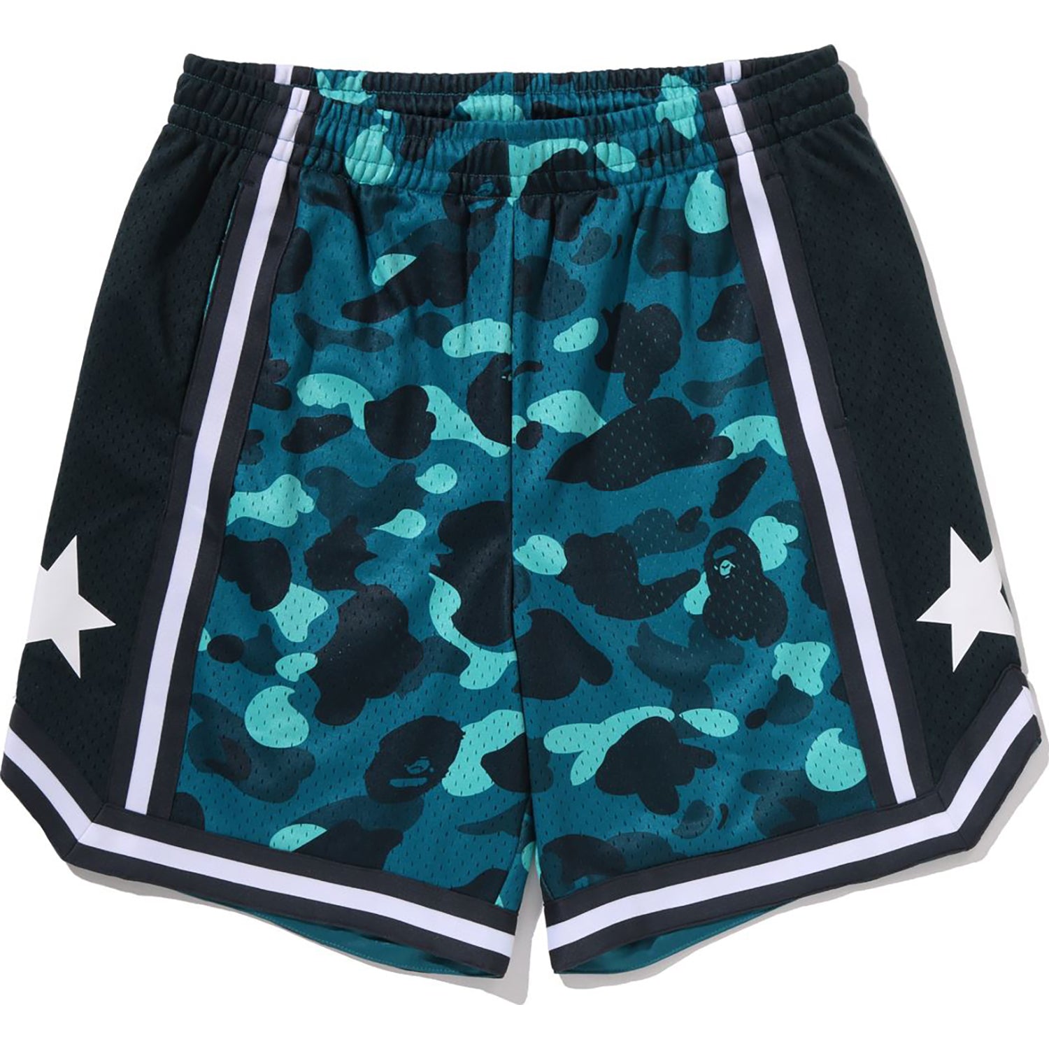 COLOR CAMO MESH RELAXED FIT SHORTS MENS – us.bape.com