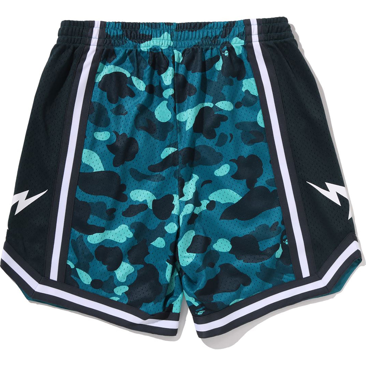 COLOR CAMO MESH RELAXED FIT SHORTS MENS