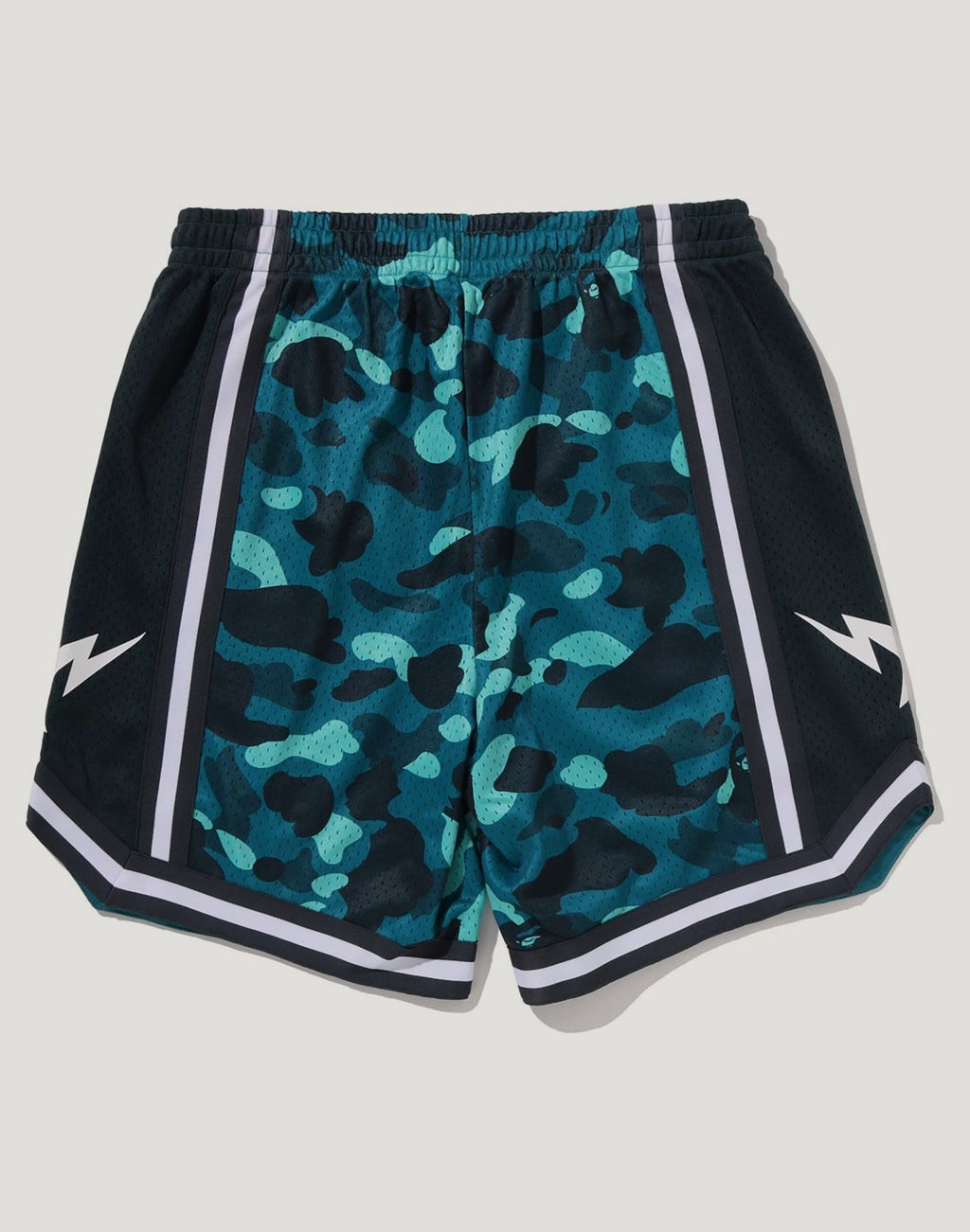 COLOR CAMO MESH RELAXED FIT SHORTS MENS