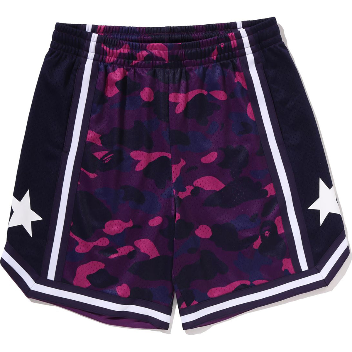 COLOR CAMO MESH RELAXED FIT SHORTS MENS
