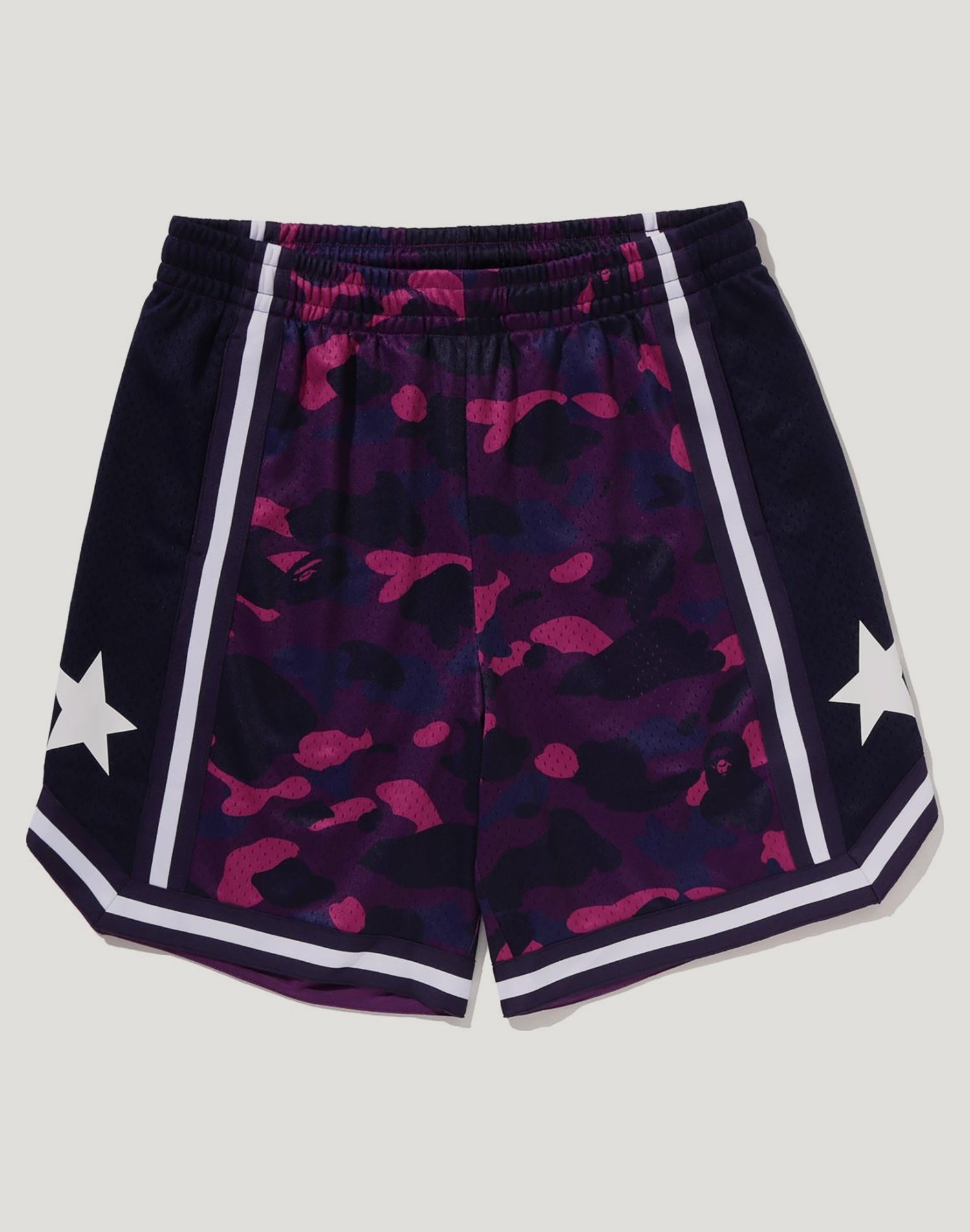 COLOR CAMO MESH RELAXED FIT SHORTS MENS