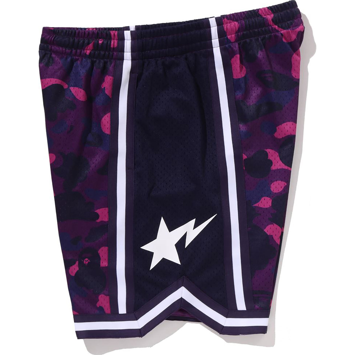 COLOR CAMO MESH RELAXED FIT SHORTS MENS