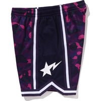COLOR CAMO MESH RELAXED FIT SHORTS MENS