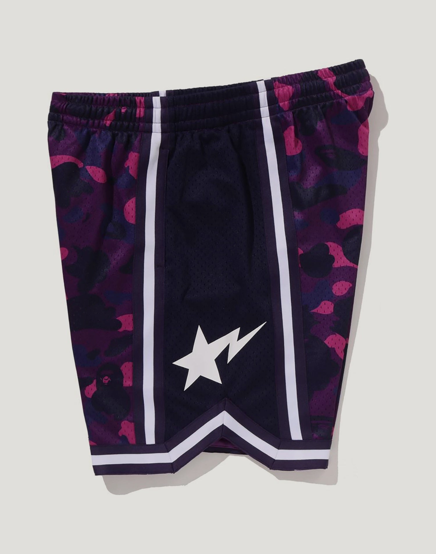 COLOR CAMO MESH RELAXED FIT SHORTS MENS