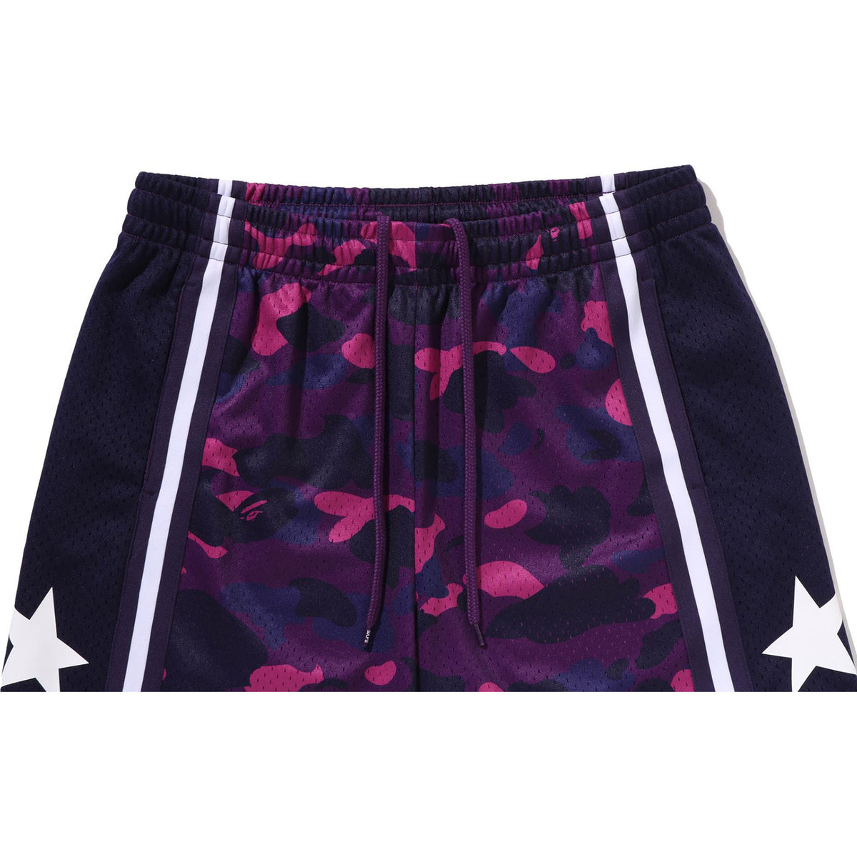 COLOR CAMO MESH RELAXED FIT SHORTS MENS