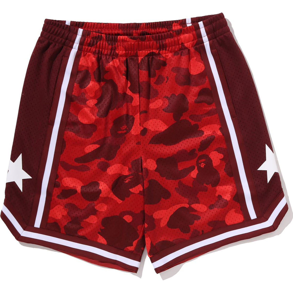 COLOR CAMO MESH RELAXED FIT SHORTS MENS