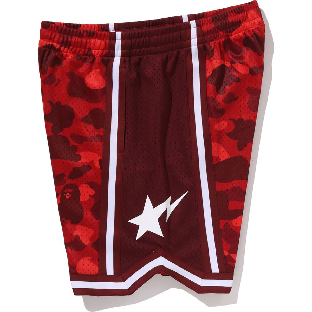 COLOR CAMO MESH RELAXED FIT SHORTS MENS